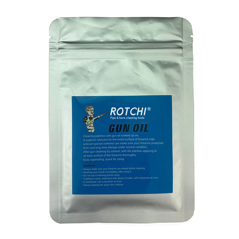 Опп закрпе за чишћење пиштоља упијају уљем