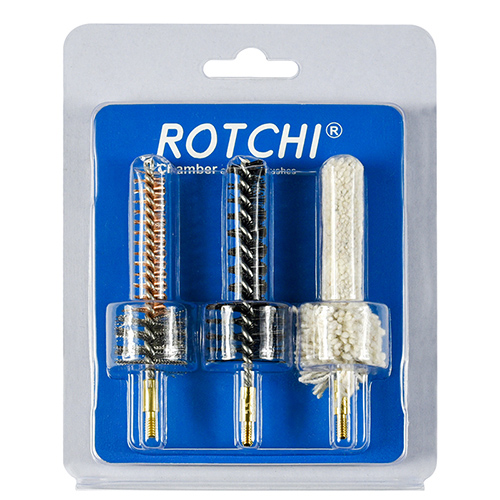 Комплет четкица за чишћење пушке 3-у-1, блистер и паковање картица. Доступан