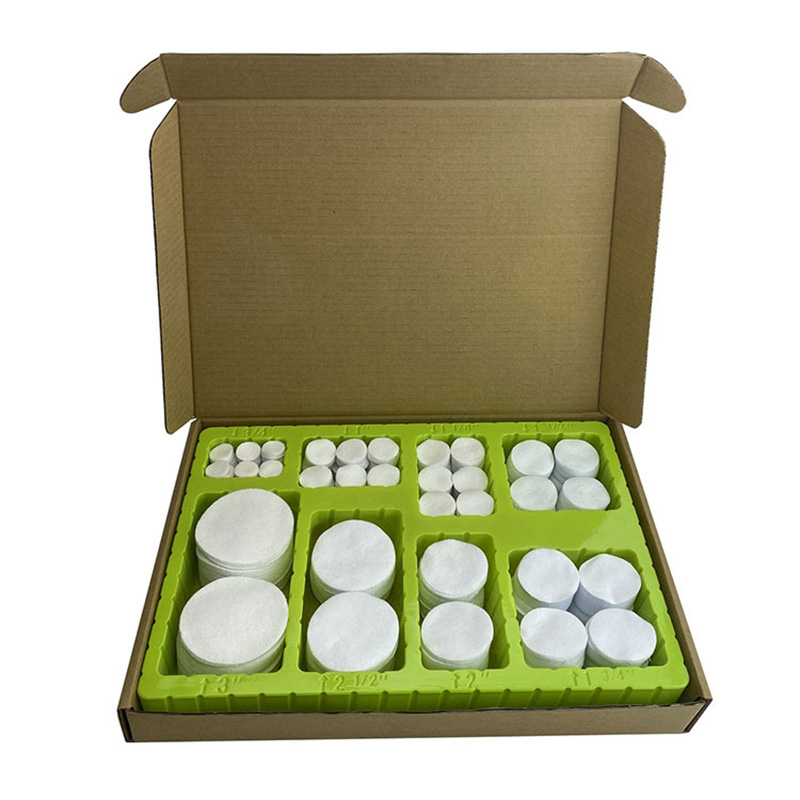 Универзална бела памучна крпа квадратни фластери за чишћење пиштоља