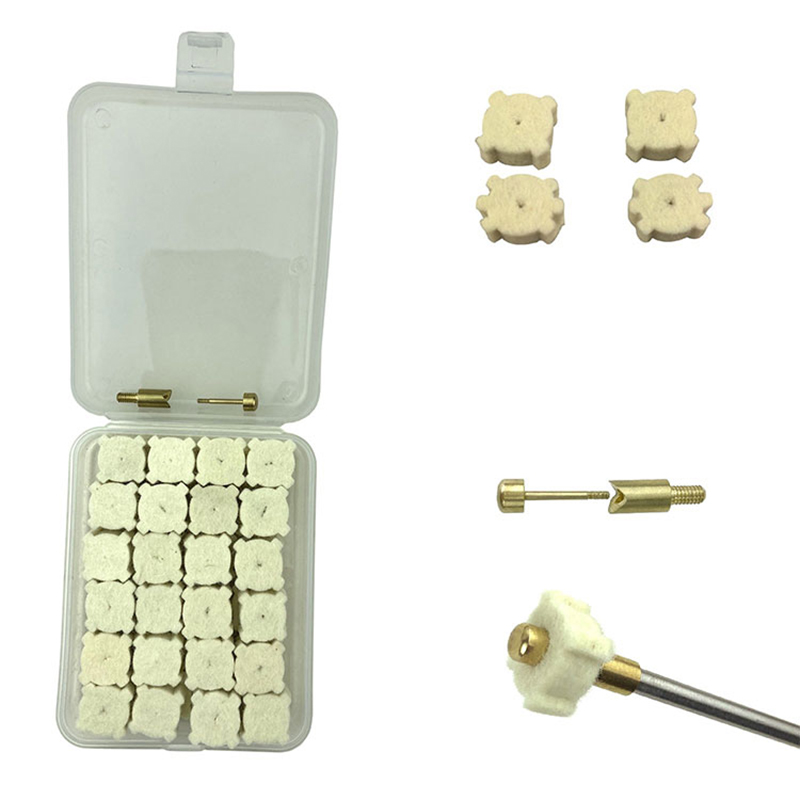 Вунене звездице за чишћење коморе за пиштољ Опп пластична кутија